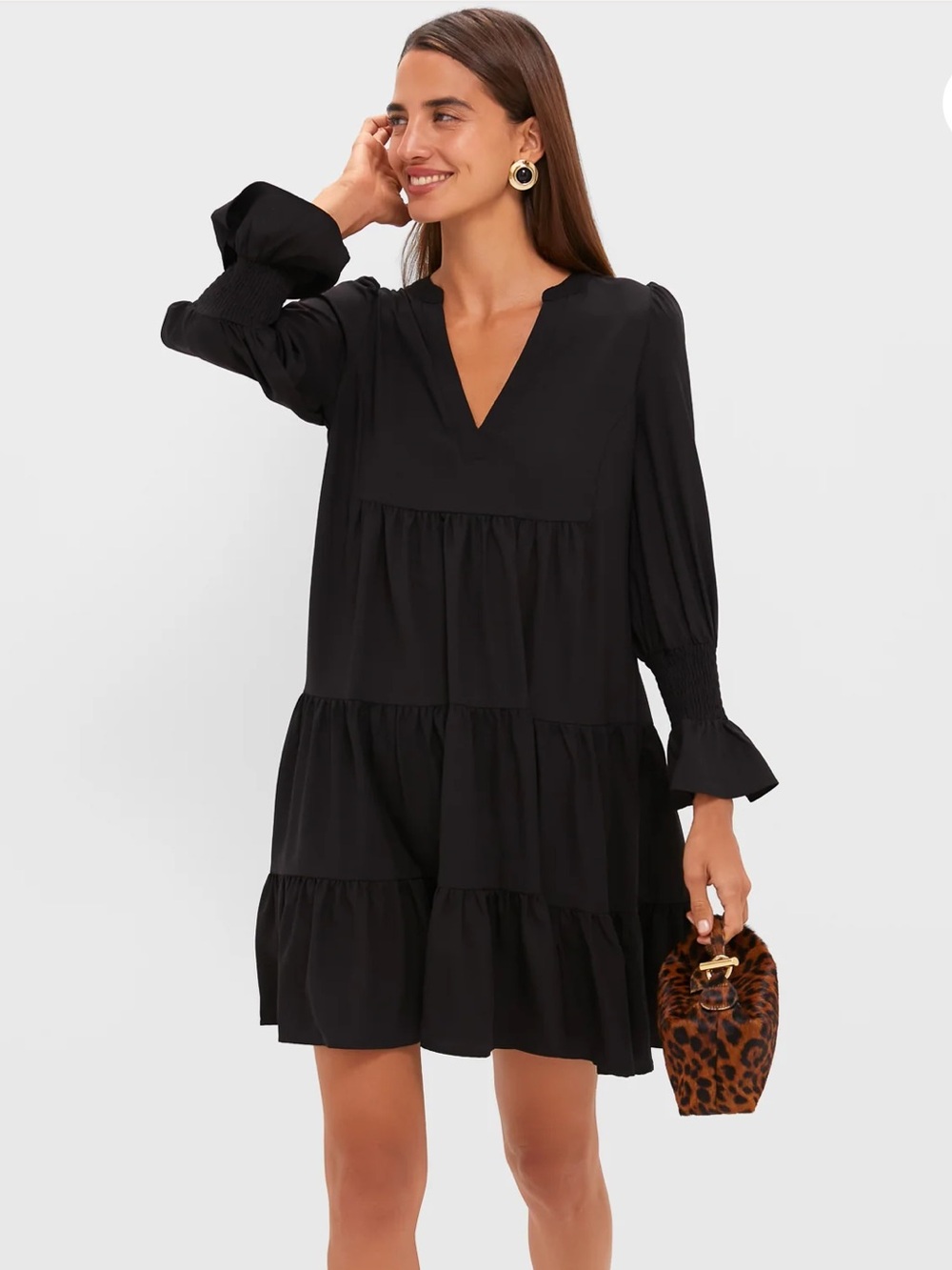 Pomander Place| Tuckernuck Black Crepe Kenzo Dress Size Medium